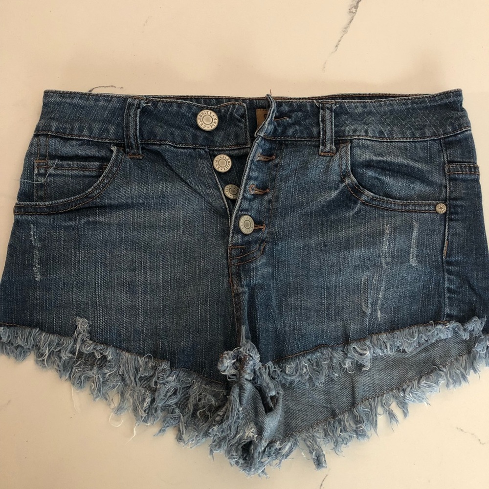 High Waisted Jean Shorts